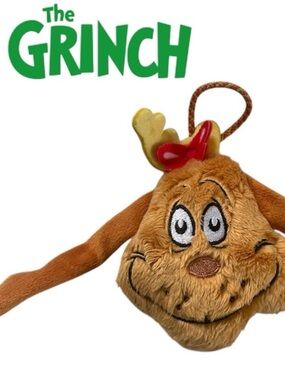 THE GRINCH MAX PLUSH TREE ORNAMENT CHRISTMAS DECORATION 2024 MCDONALDS DOG